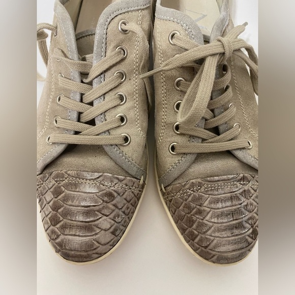 AGL Attilio Giusti Leombruni suede Snakeskin Toe size 37.5 - Picture 2 of 7
